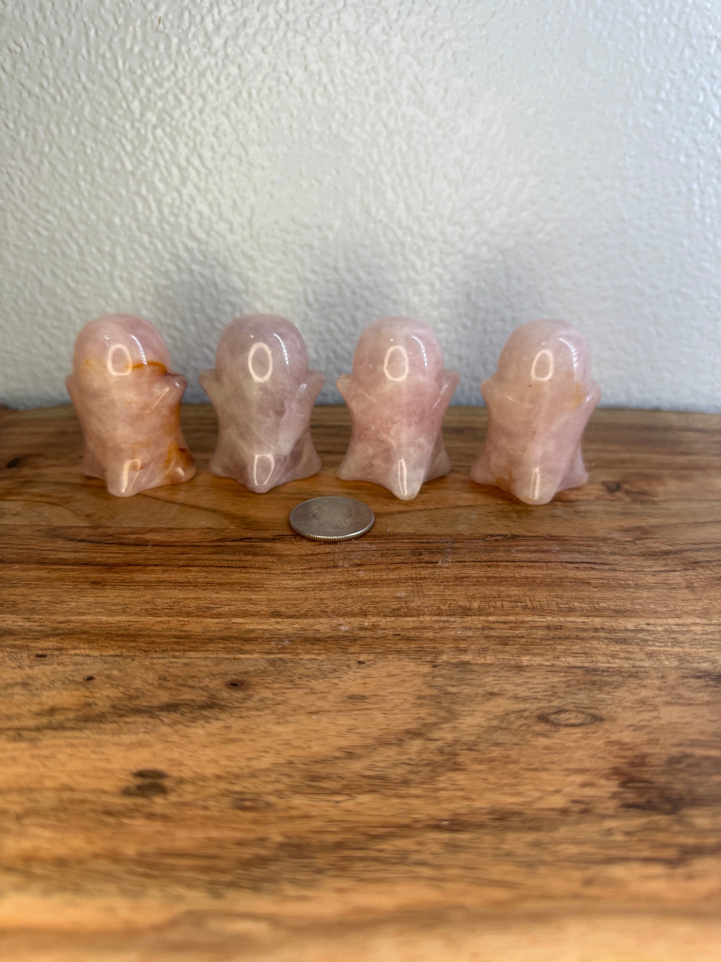 Rose Quartz Boo Ghost