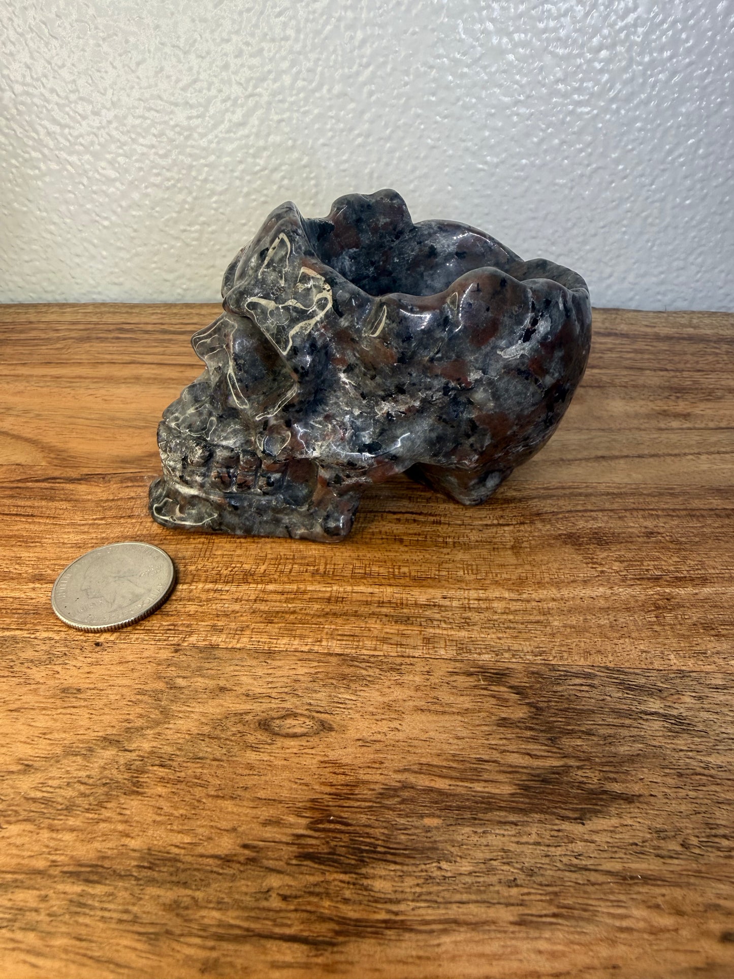 Yooperlite Skull Bowl