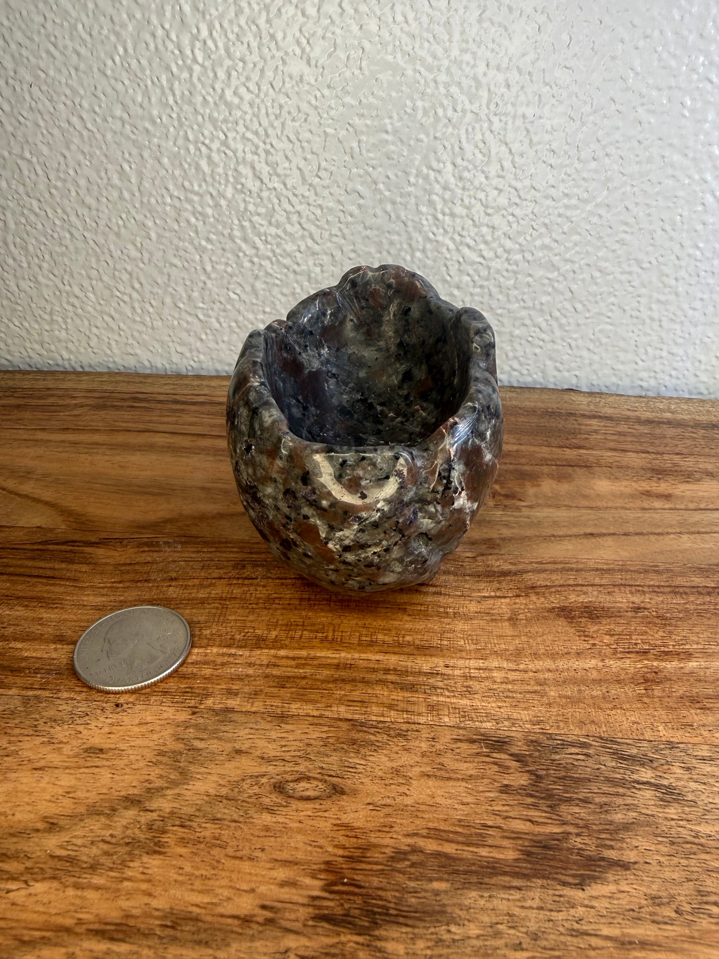 Yooperlite Skull Bowl