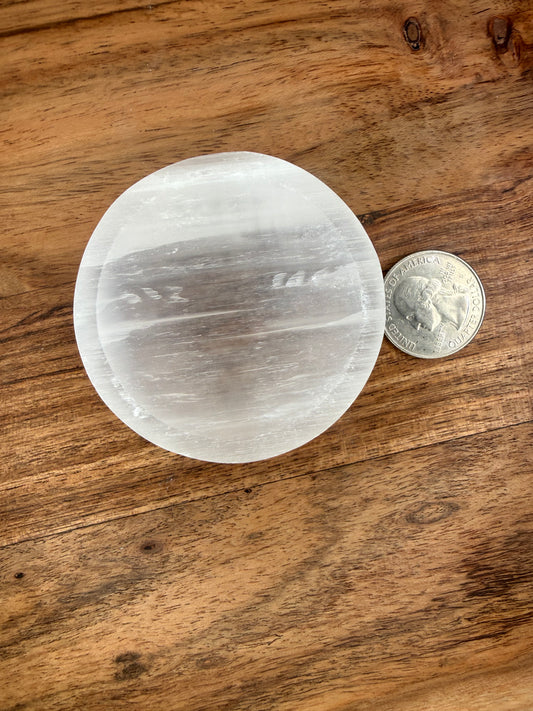Circle Selenite Bowl