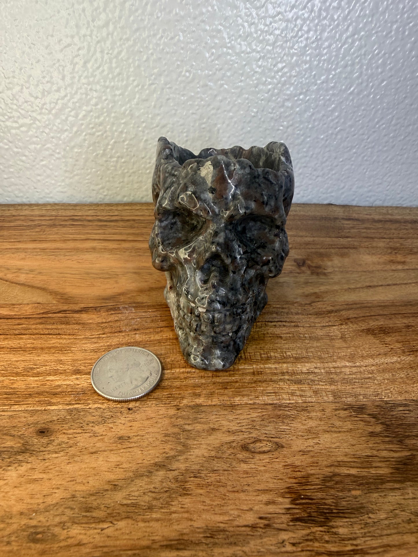 Yooperlite Skull Bowl