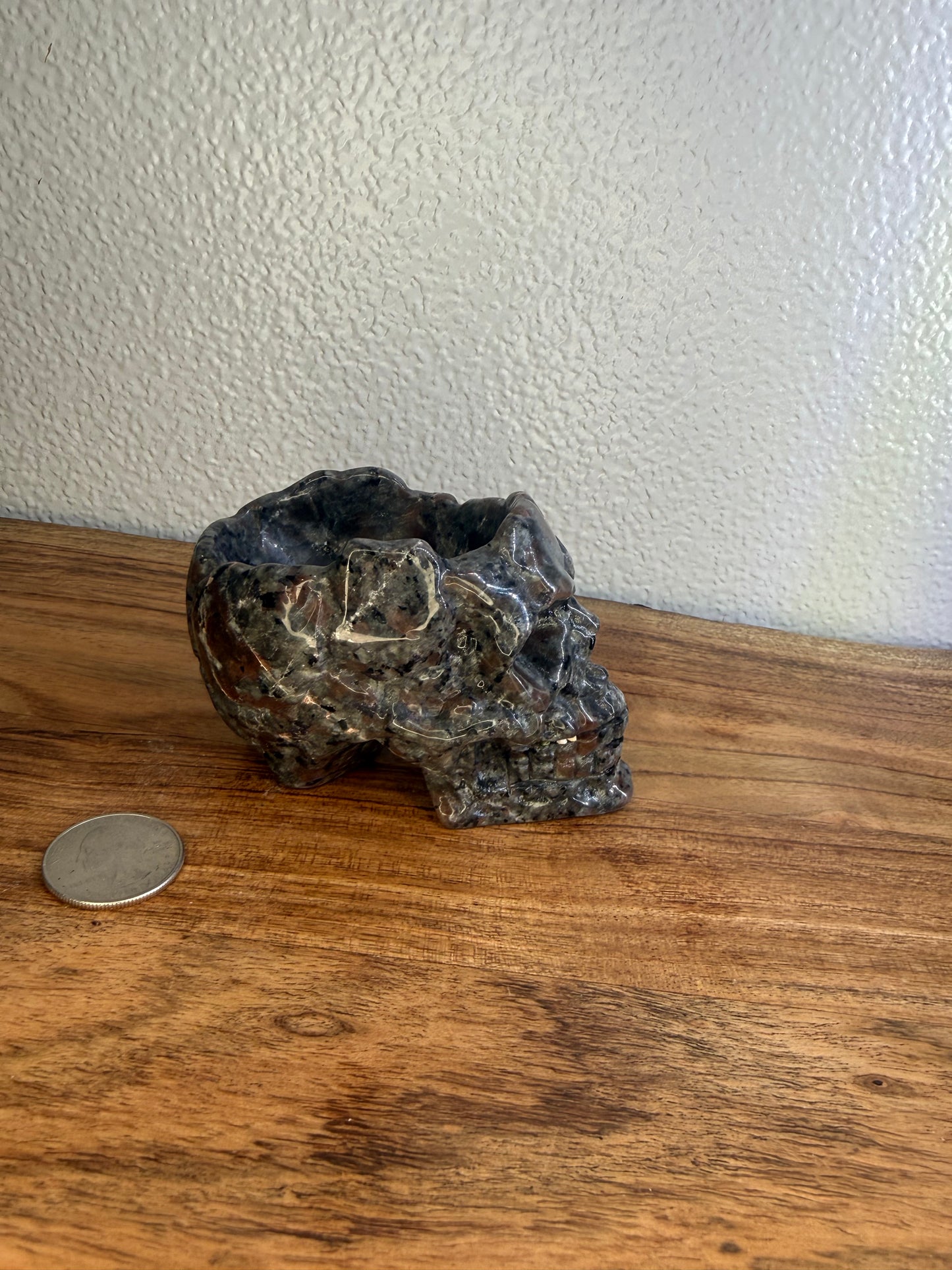 Yooperlite Skull Bowl