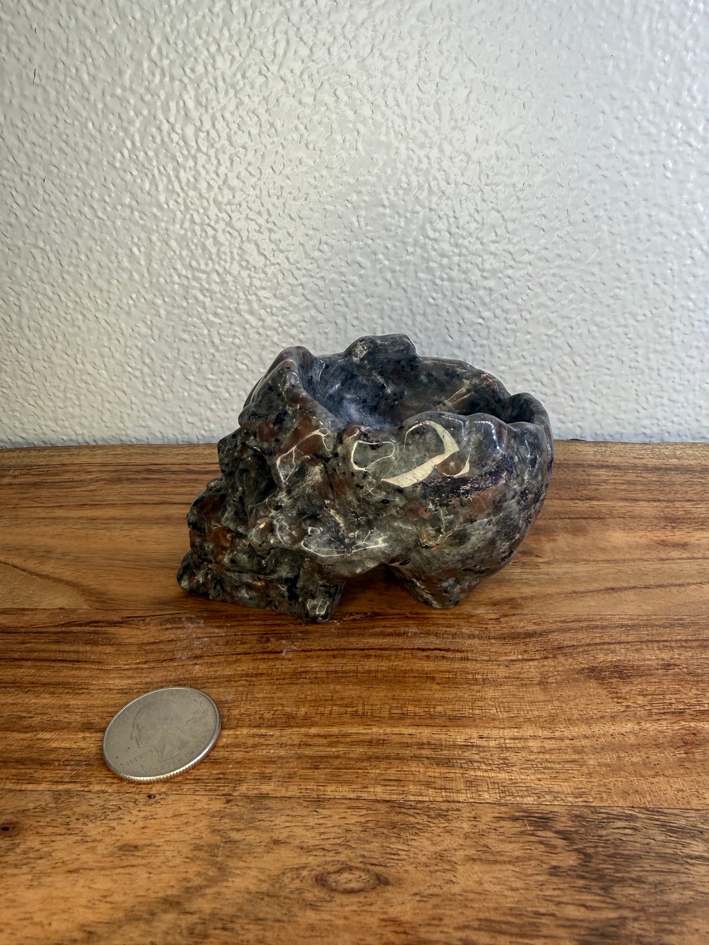 Yooperlite Skull Bowl