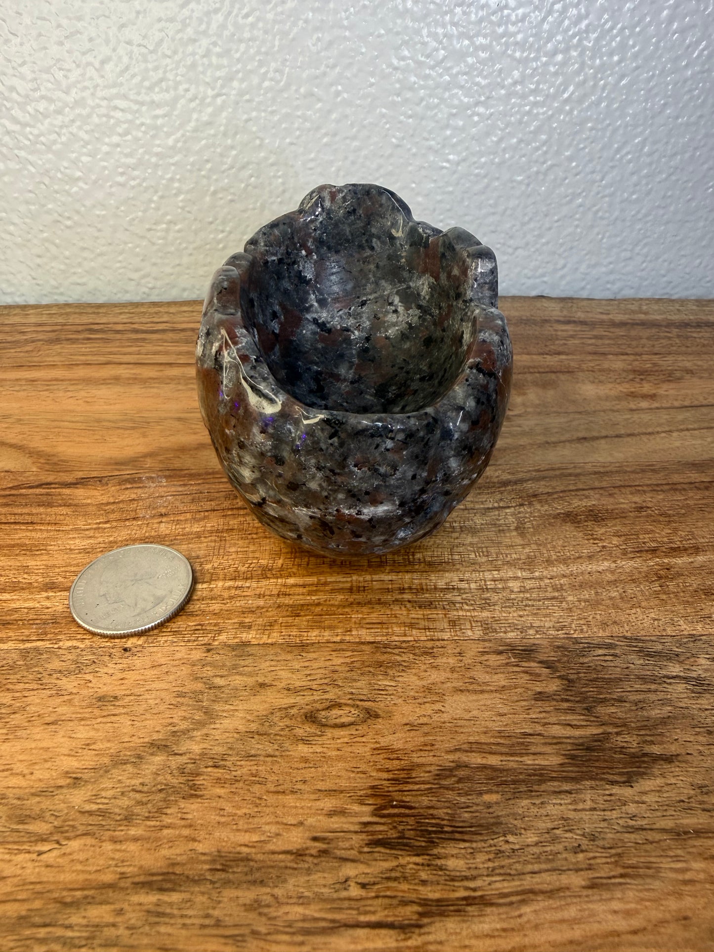 Yooperlite Skull Bowl