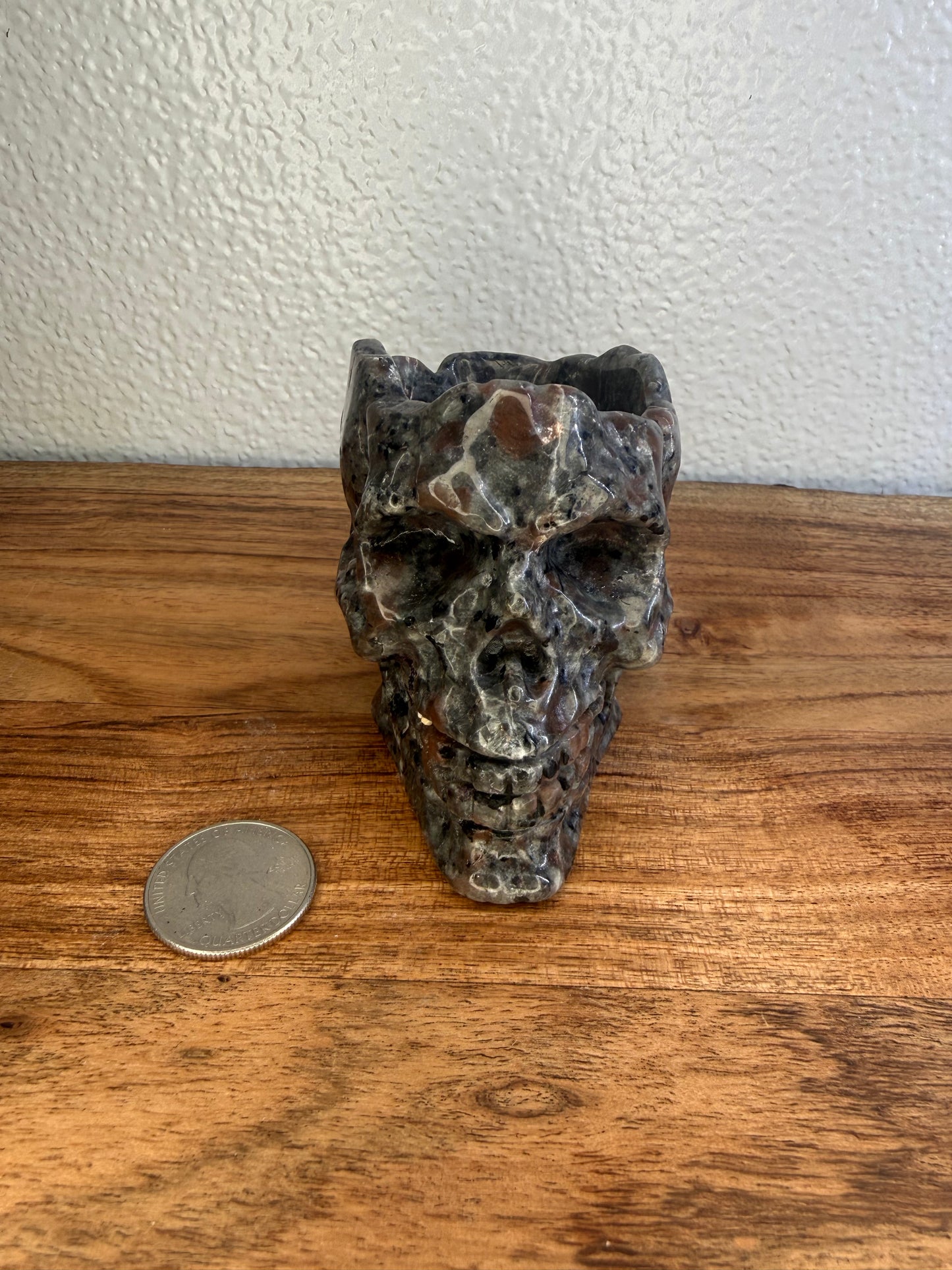 Yooperlite Skull Bowl