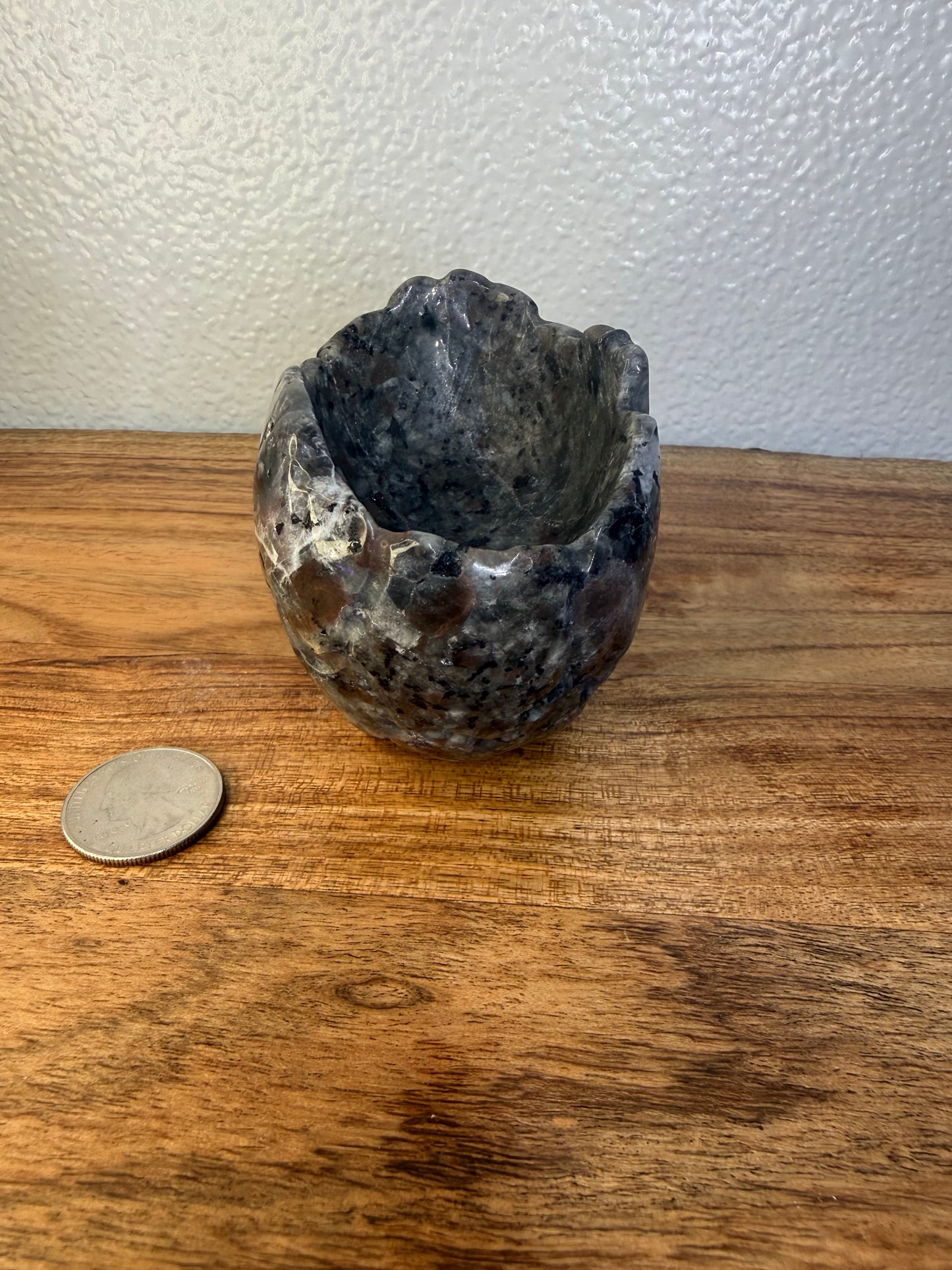 Yooperlite Skull Bowl