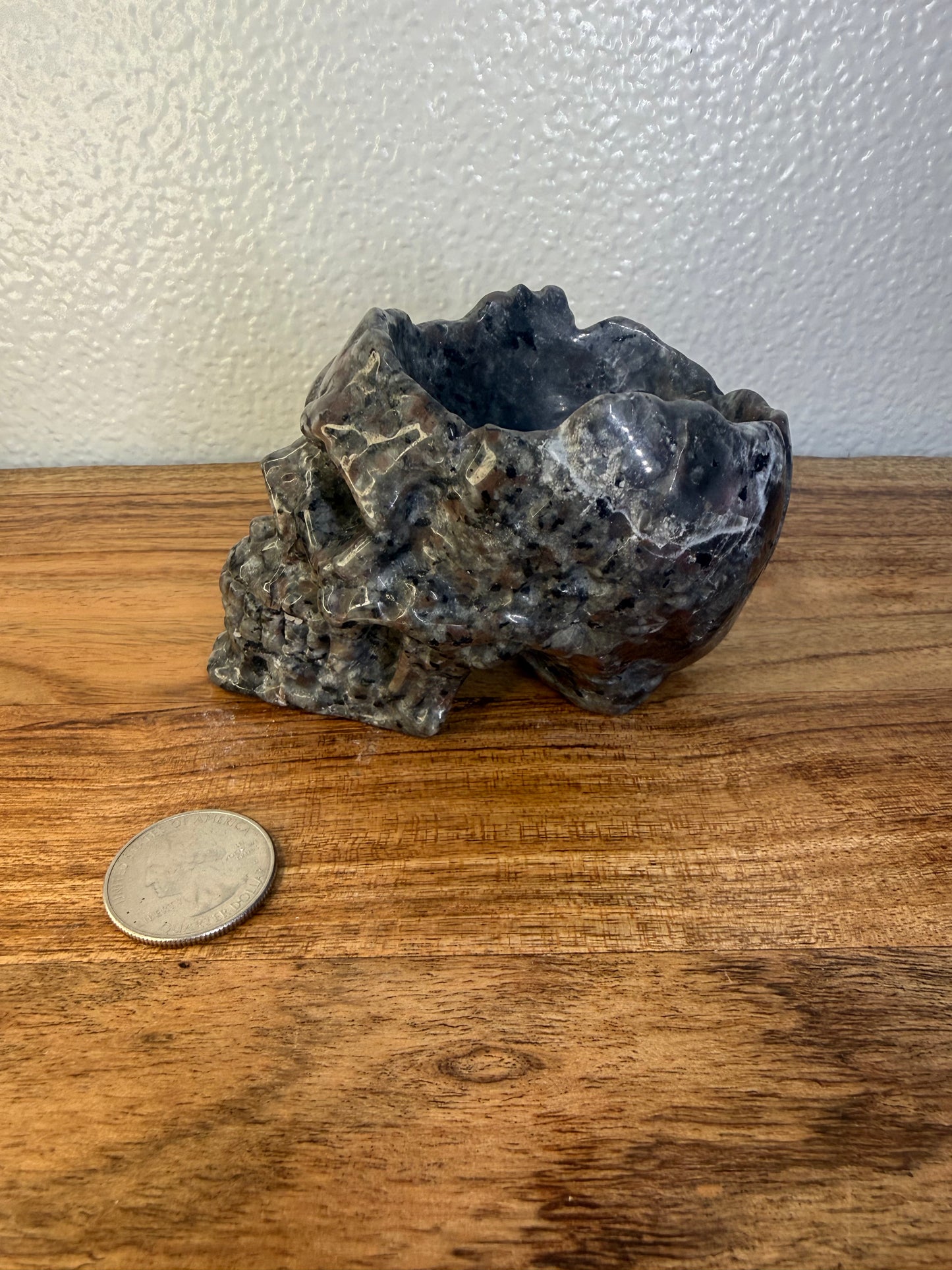 Yooperlite Skull Bowl