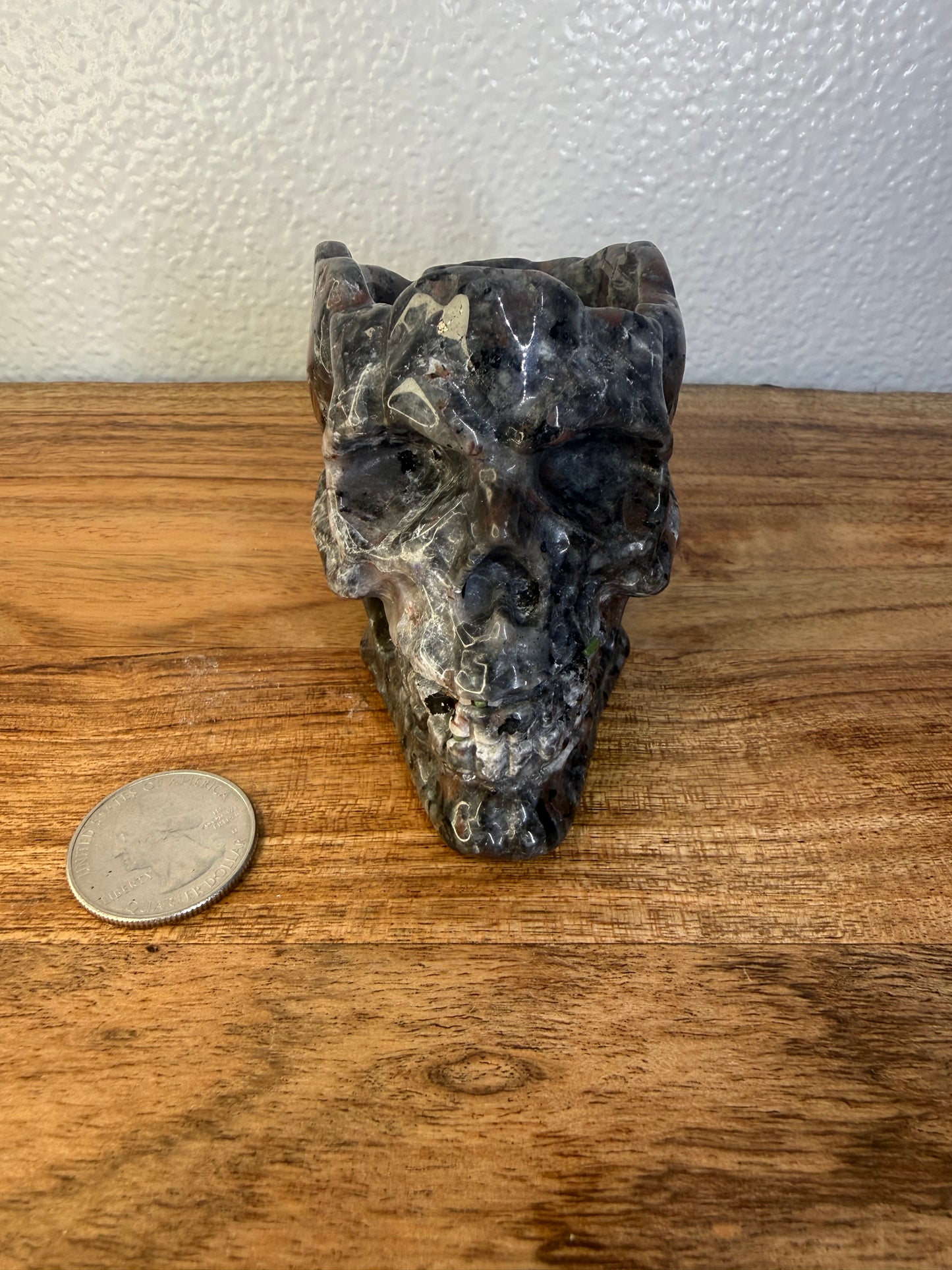Yooperlite Skull Bowl