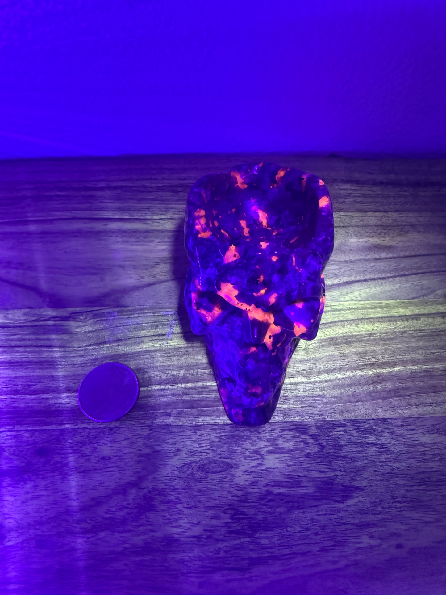 Yooperlite Skull Bowl