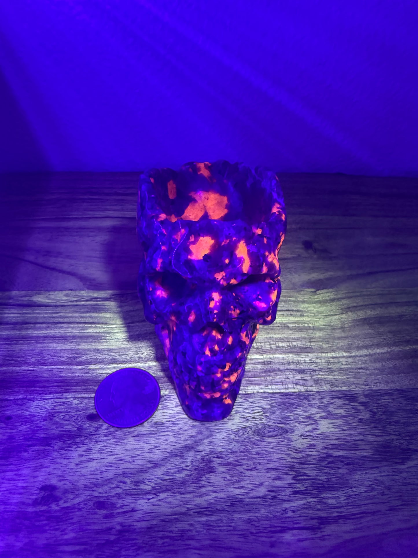 Yooperlite Skull Bowl