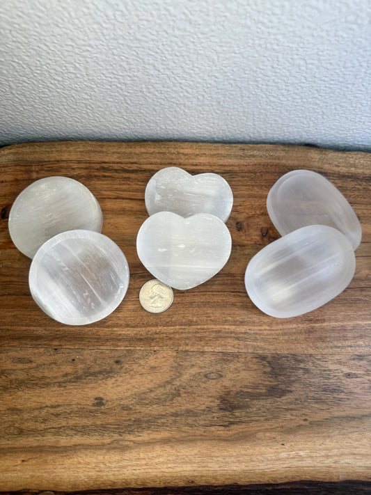 Heart Selenite Bowl